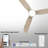 52'' Smart DC Motor Ceiling Fan with LED Lights and Remote Control-1639649888