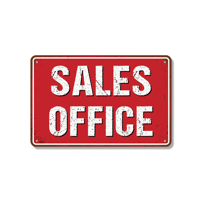 Enseigne de vente en aluminium 7 po x 10 po