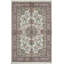 Wool Oriental Area Rug in Purple/Green/Beige