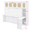 Lit escamotable avec bureau et armoires, lit escamotable peu encombrant pour bureau à domicile-747984707