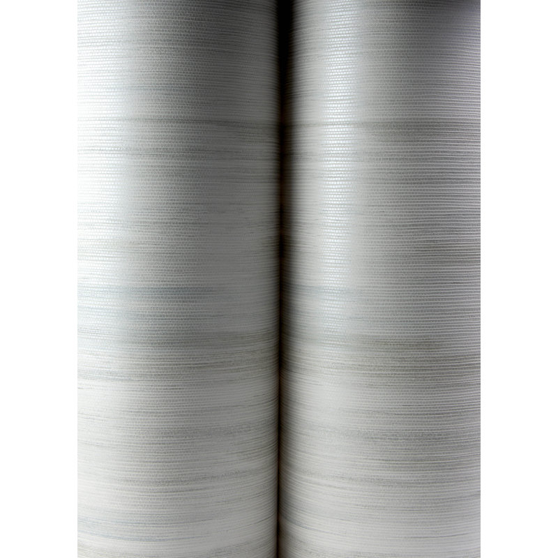 Elysian Sky Blue Ikat Wallpaper, Gray