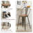 High Back Metal Counter And Bar Stools-956284347-956284345