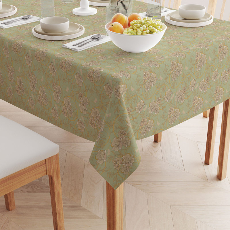 Floral 136 Cotton Tablecloths, 120" x 60"