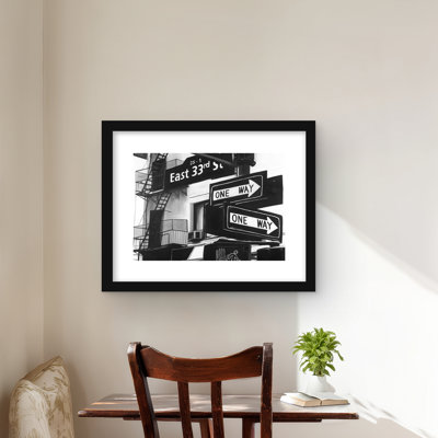 New York City Signs Apartment Framed Print | Home Decor