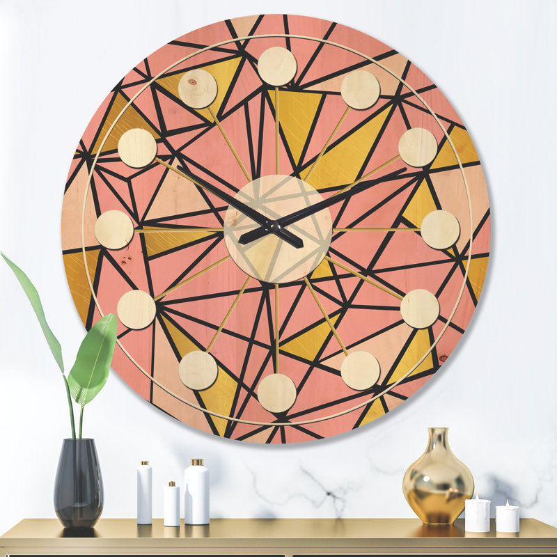 Horloge murale Triangular Design II, Grand