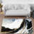 Modern Non Woven Printed Rug Featuring Geometric Abstract Design Perfect for Enhancing Your Living Room Bedroom or Office Decor-474114892