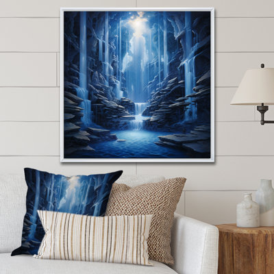 Fantaisie, cascades gravitationnelles - art mural cascade
