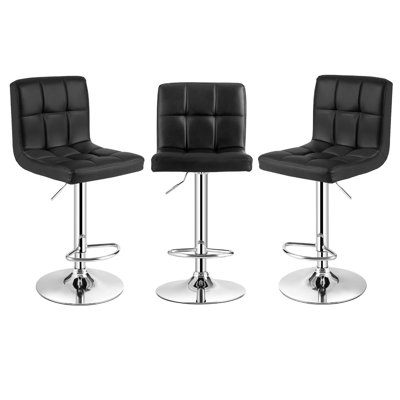 Tabouret de bar pivotant à hauteur réglable Nodaway