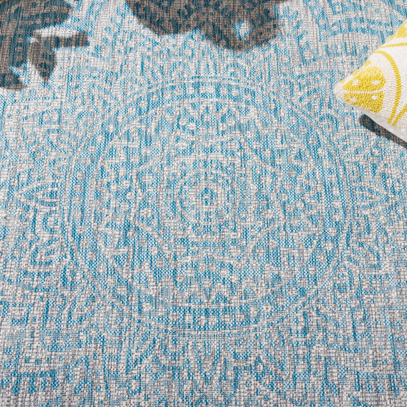 Tapis d'intérieur / extérieur Amedee Performance, Carré 5 pi 3 po
