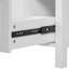 Meuble-lavabo blanc de 24 po avec lavabo en céramique, fonction de fermeture en douceur, rangement intelligent pour les articles essentiels du quotidien et instructions de montage faciles, tiroirs, articles de toilette, surface propre