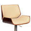 Swivel Upholstered Adjustable Height Counter Stool-18681427