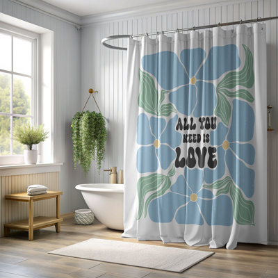 Puteaux Floral Shower Curtain