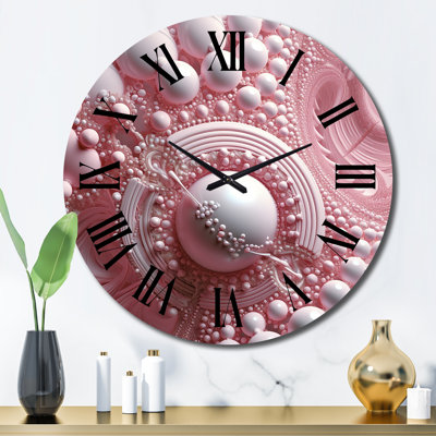 Horloge murale Alien Fractal Space