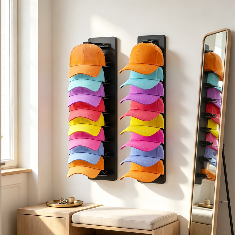 Plastic Wall Hook, Black