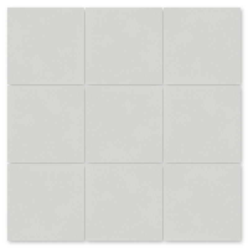 Carreau de ciment uni pour mur et plancher 8 po x 8 po, Mastic