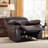 39.8'' Wide Modern Upholstered Faux Leather Manual Reclining Sofa With Pillow Top Arm(Set Of 2)-572900838