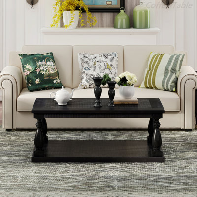 Table basse en bois massif