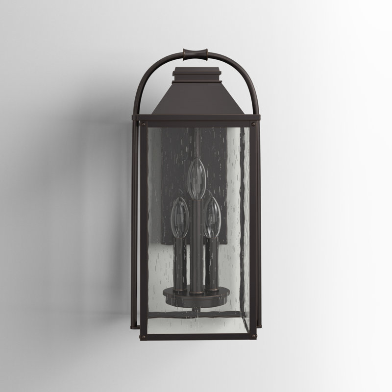 Newson Aluminium Wall Light, 18.25" H x 8.75" W x 7.5" D, Natural Copper