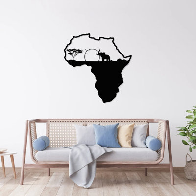 African Sunset Wall Art