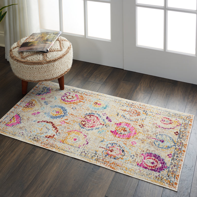 Erinn Oriental Area Rug, Rectangle 61 x 122cm