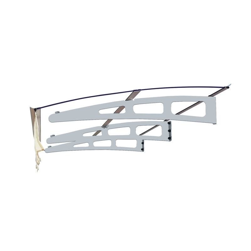 Door Window Awning Canopy 79"X34" - Polycarbonate Sheet Aluminum Brackets Heavy Snow Load Resistance Roof & Protected, Weather For Garden Outdoor