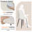 Hararat Modern 5-Piece Dining Set Rectangular Table for 4, Upholstered Chairs Dining Room Breakfast Nook-569631379-569631381