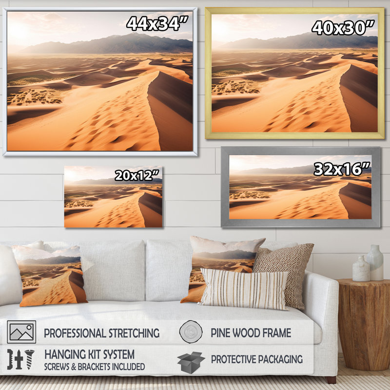 Colorado Wild Landscape I sur impression sur toile, Cadre flottant noir, H 30 po x l 40 po x P 1,5 po
