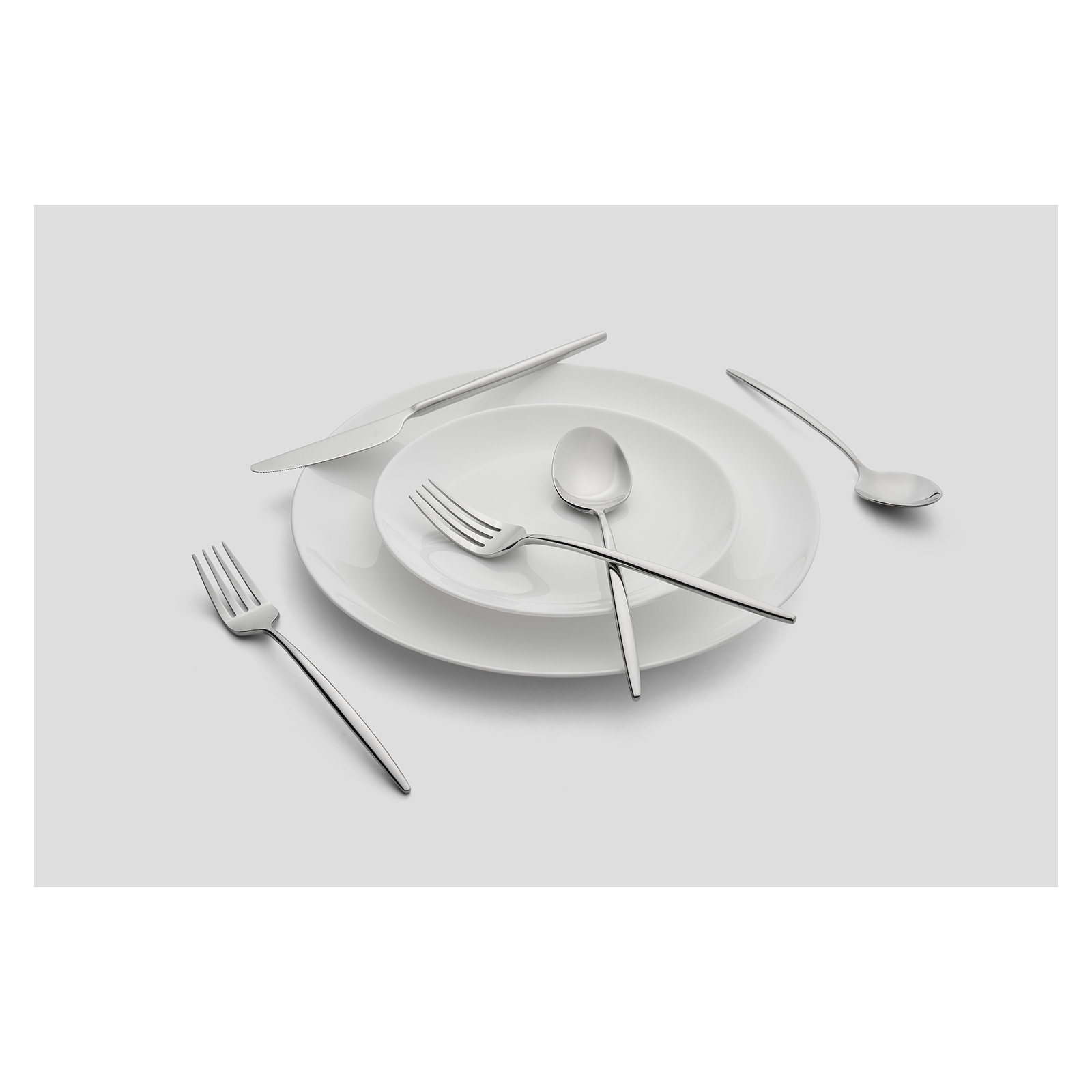 Barrona Stainless Steel Flatware, Silver
