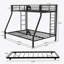 Structure de lit avec échelle et lit gigogne roulant pour la maison, le dortoir et la chambre d'amis-760242286-760242281