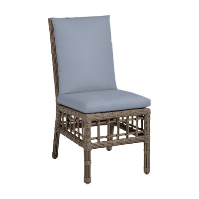 Newport Patio Dining Side Chair with Cushions