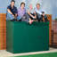 Annexe 6 ft. W x 3 ft. D Pent Metal Bike Shed-87195311