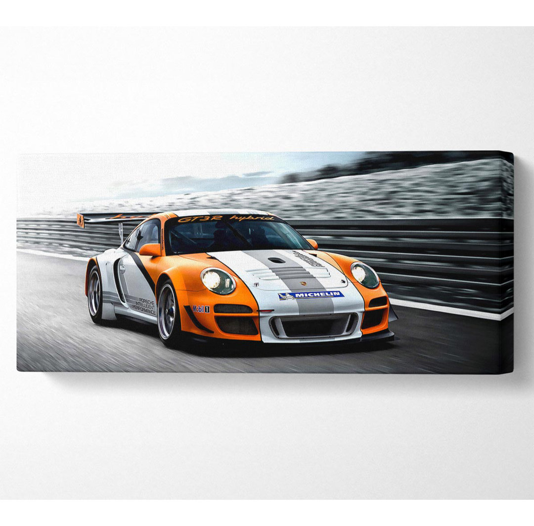 Porsche Gt3 R Hybrid Panoramaleinwand