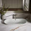 Lavabo de salle de bain ovale en métal avec trop-plein Iron Plains®-27814164