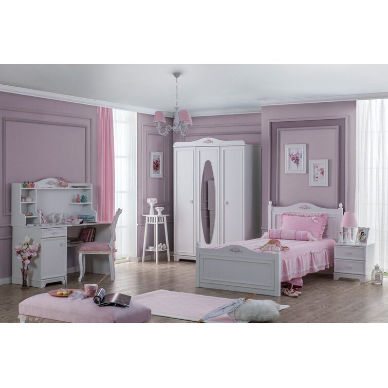Bella Twin Extra Long Bedroom Set