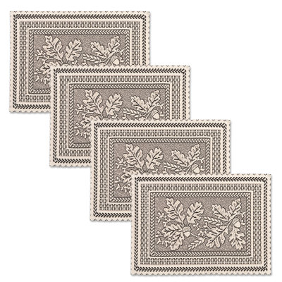 Krebs Polyester Floral Rectangle Placemat