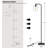 Jolando 67'' LED Arched Floor Lamp with USB-240696714