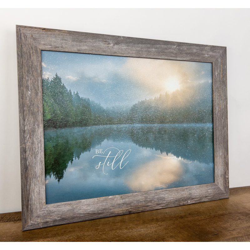 «Be Still», impression encadrée