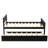Twin Bed With Trundle, Platform Bed Frame With Headboard And Footboard, For Bedroom Small Living Space,No Box Spring Needed,Espresso-1483562587