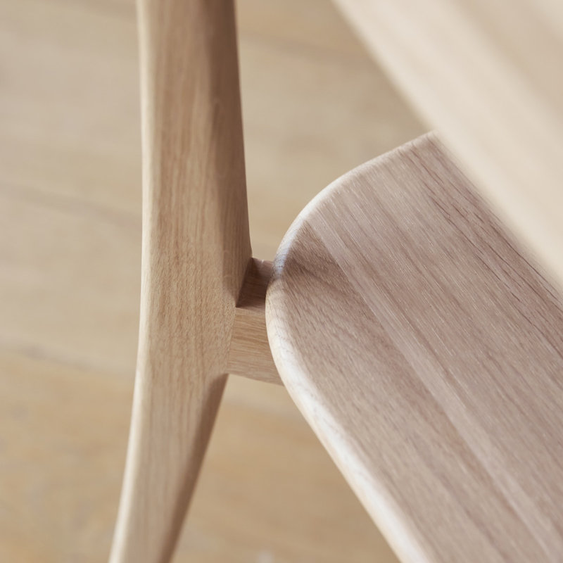 Abel Solid Oak Chairs, Oak Wood