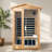 Two Person Far Infrared Old Fir Outdoor Sauna Room