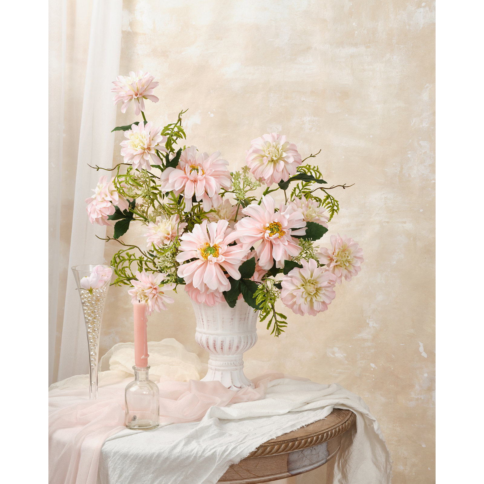 Dahlia Floral Stems, Pink