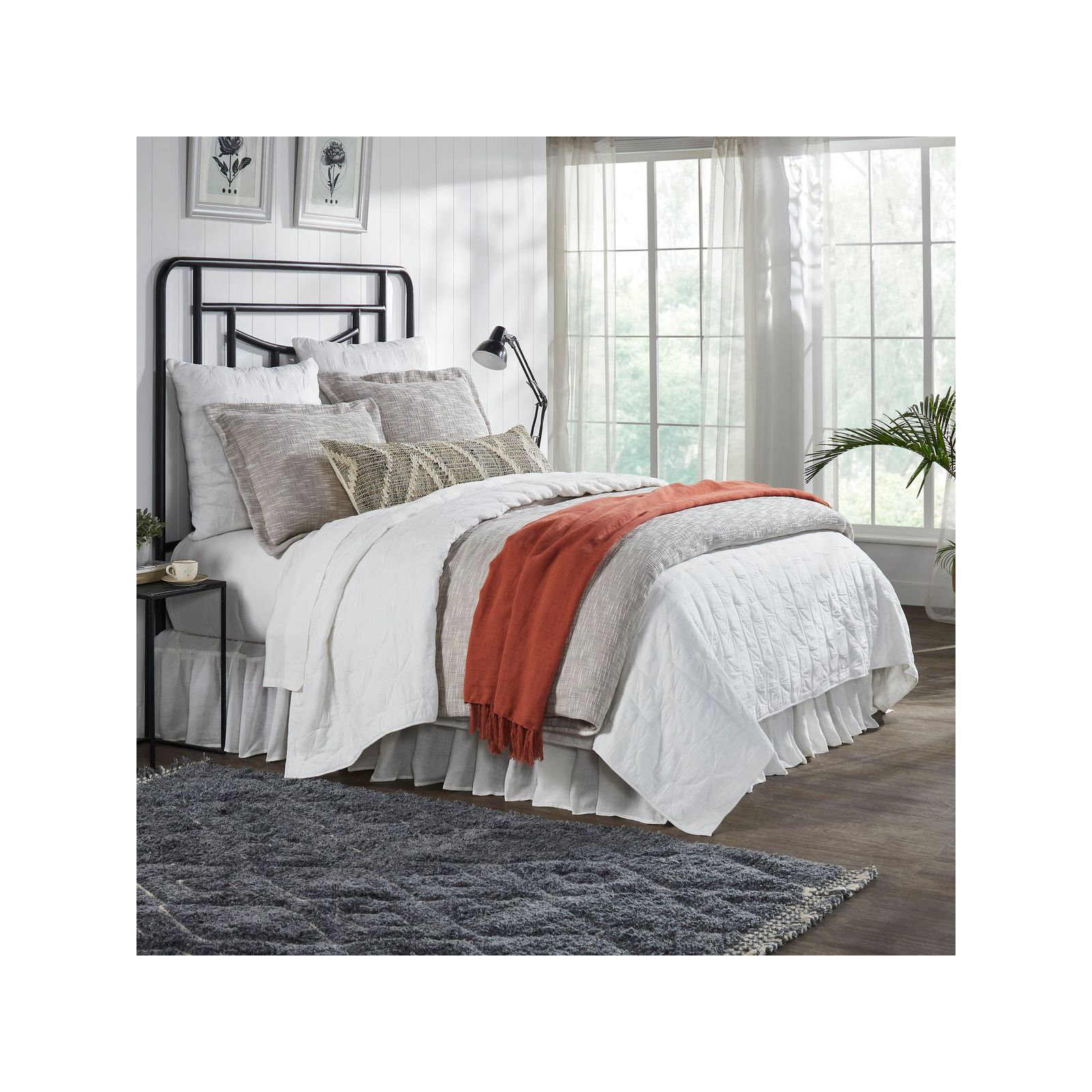Arsos Cotton Duvet Cover, Queen