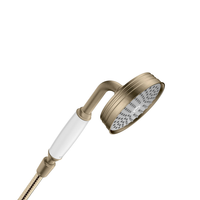 AXOR Montreux Standard Handheld Shower Head, Brushed Nickel, 2.5 GPM