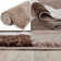 Myshaggy Collection Rugs Geometric Design in Brown