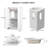 16'' Corner Single Bathroom Vanity Set With Sink Top