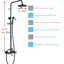 Système de douche complet avec valve brute