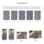 Tapis orange lavable à la machine Kentre Jax-282342746-298490875