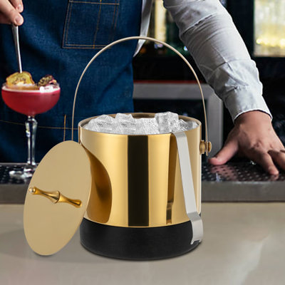 Kentrell Stainless Steel Ice Bucket