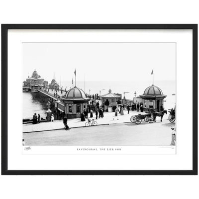 Eastbourne, The Pier 1901 by Francis Frith - Single Picture Frame Print