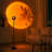 Sunset Projection Floor Lamp with Rotating LED Light